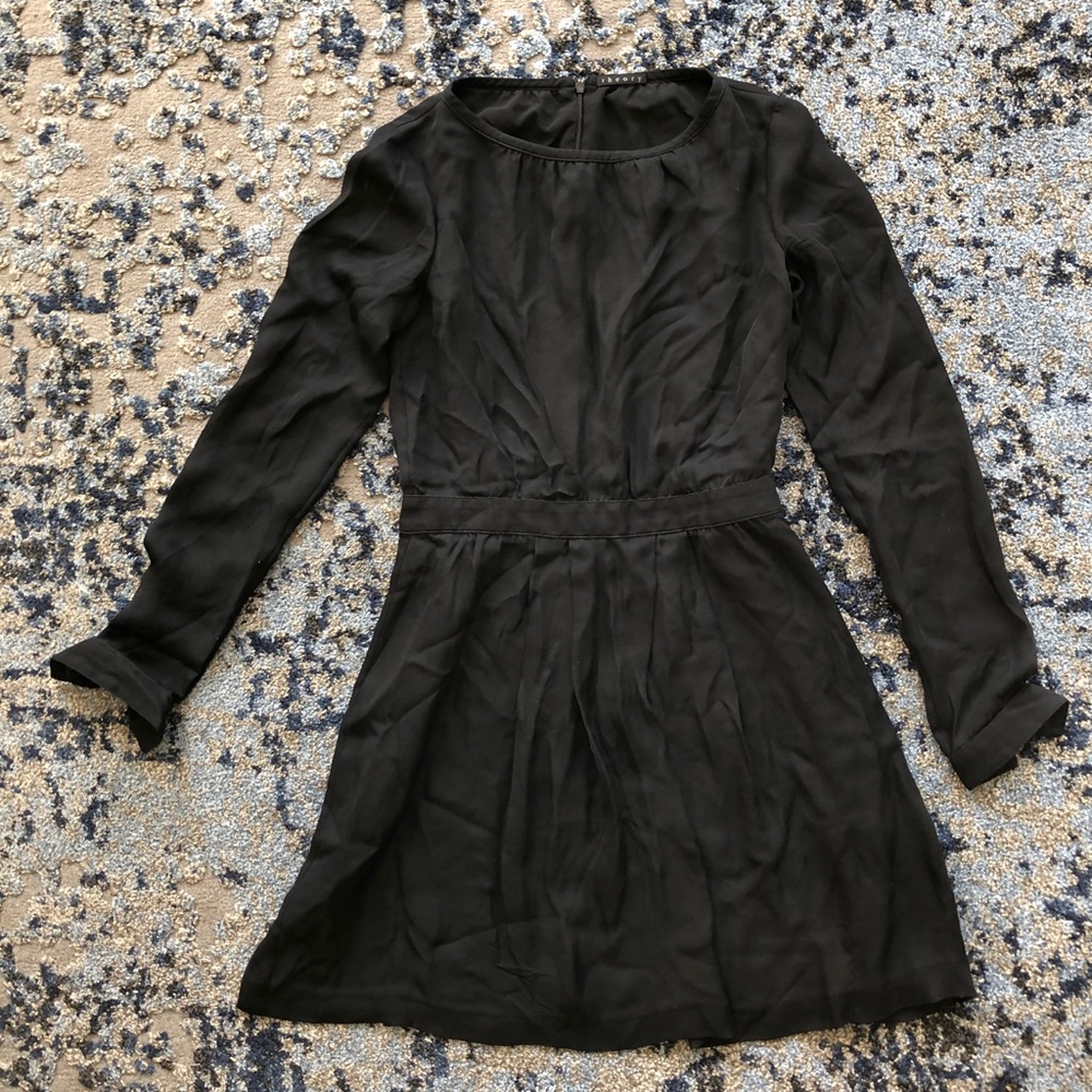 Black mini dress by Theory